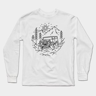 Jeep Adventure awaits Long Sleeve T-Shirt